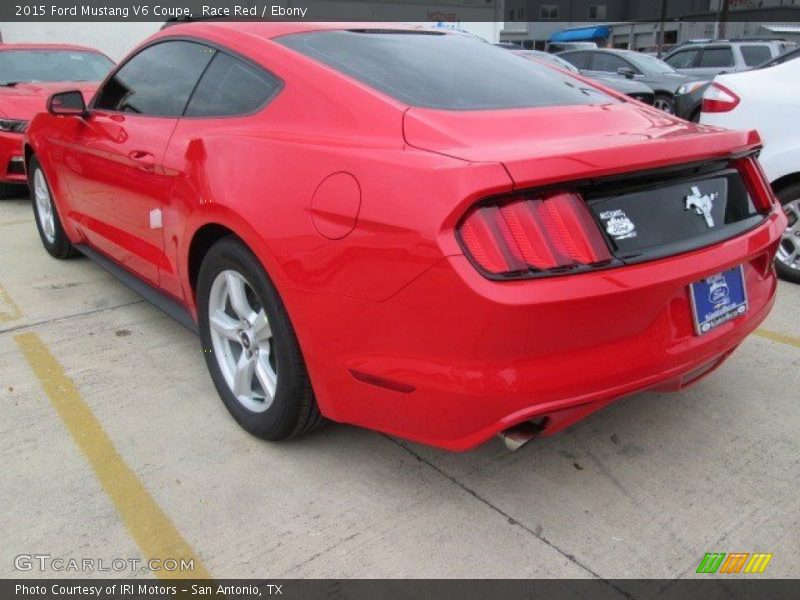 Race Red / Ebony 2015 Ford Mustang V6 Coupe