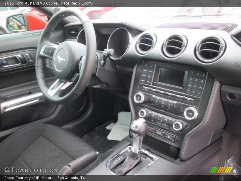 Race Red / Ebony 2015 Ford Mustang V6 Coupe