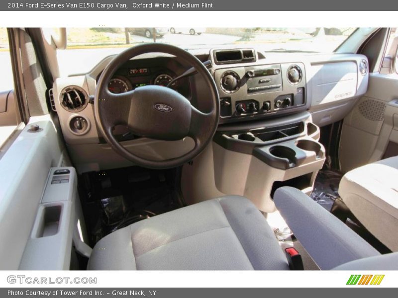 Oxford White / Medium Flint 2014 Ford E-Series Van E150 Cargo Van