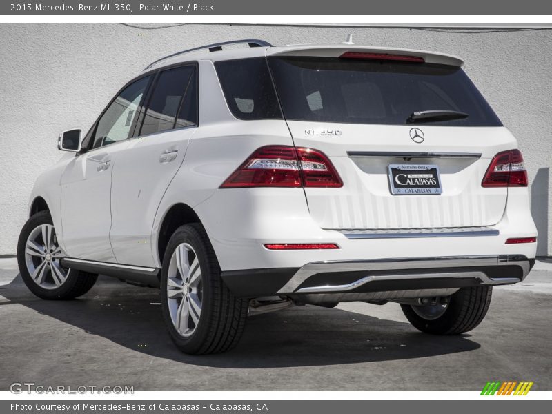 Polar White / Black 2015 Mercedes-Benz ML 350