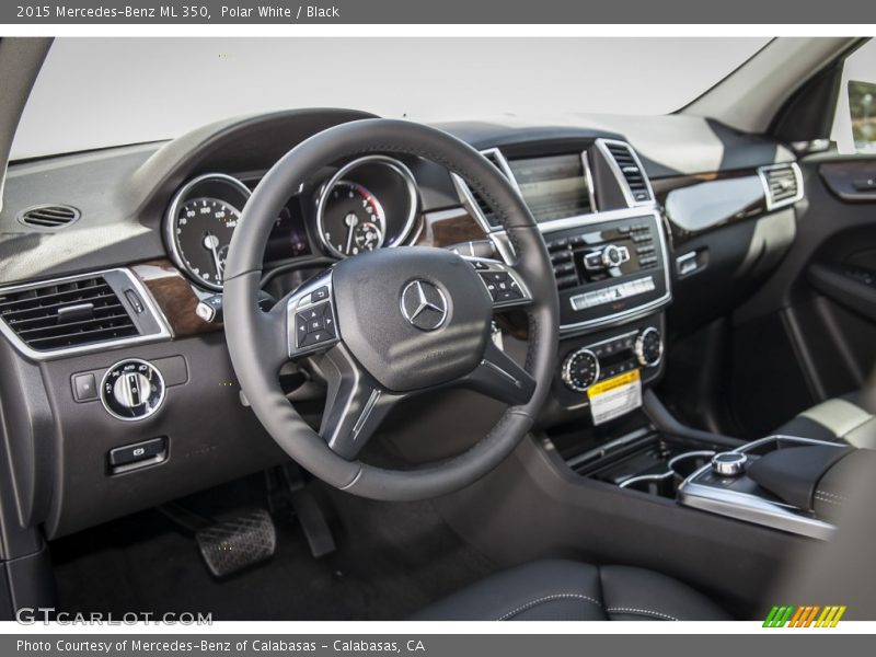 Polar White / Black 2015 Mercedes-Benz ML 350