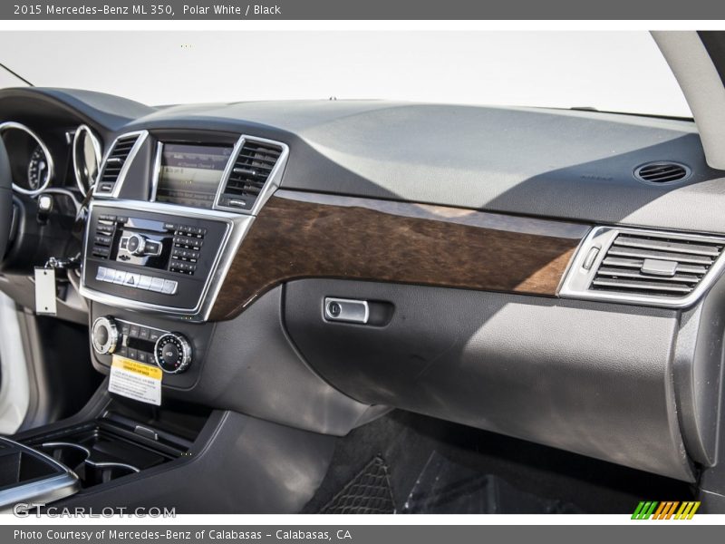 Polar White / Black 2015 Mercedes-Benz ML 350