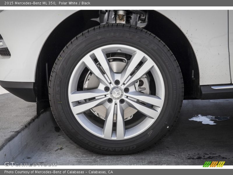 Polar White / Black 2015 Mercedes-Benz ML 350