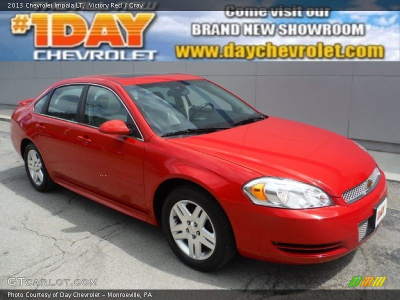 Victory Red / Gray 2013 Chevrolet Impala LT
