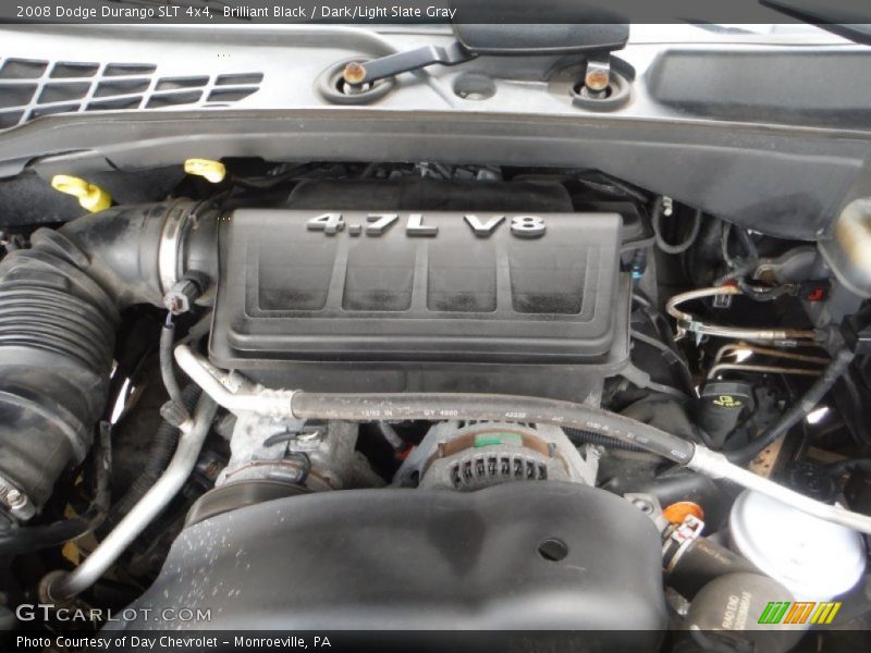 Brilliant Black / Dark/Light Slate Gray 2008 Dodge Durango SLT 4x4