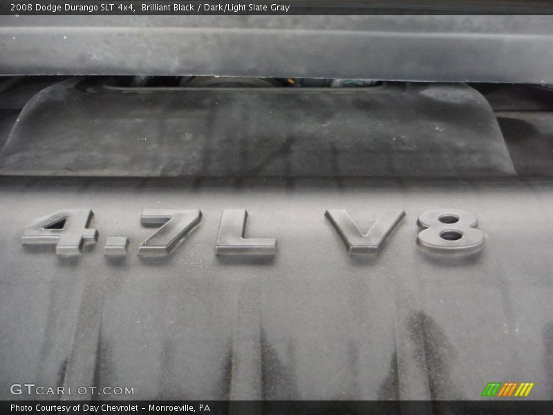 Brilliant Black / Dark/Light Slate Gray 2008 Dodge Durango SLT 4x4