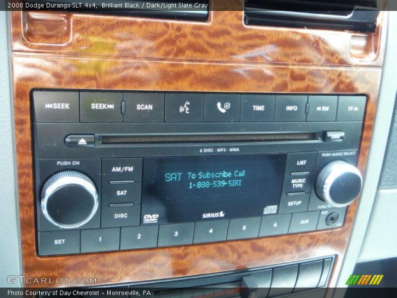 Brilliant Black / Dark/Light Slate Gray 2008 Dodge Durango SLT 4x4