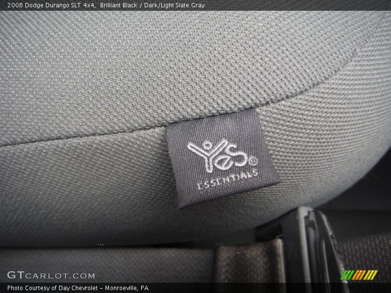 Brilliant Black / Dark/Light Slate Gray 2008 Dodge Durango SLT 4x4