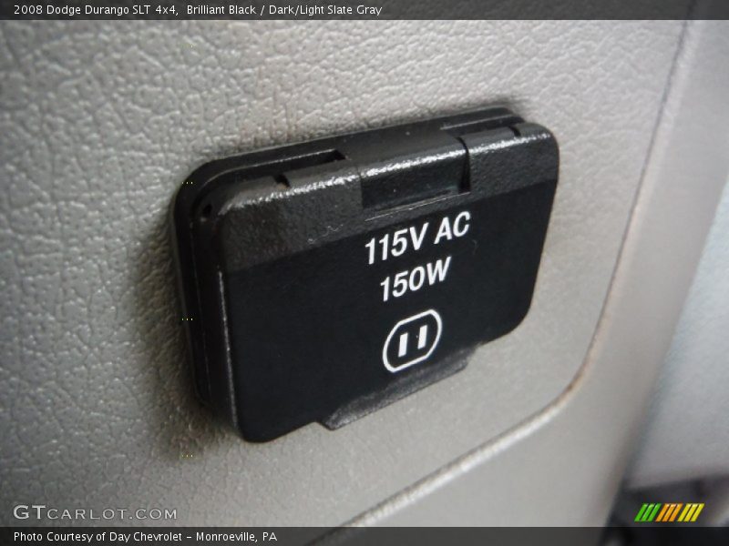 Brilliant Black / Dark/Light Slate Gray 2008 Dodge Durango SLT 4x4