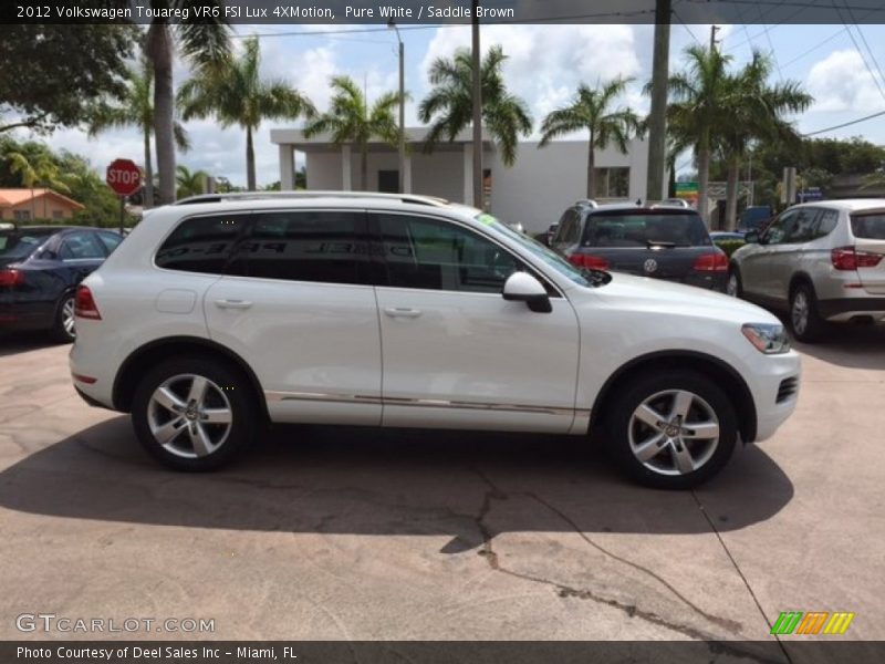 Pure White / Saddle Brown 2012 Volkswagen Touareg VR6 FSI Lux 4XMotion
