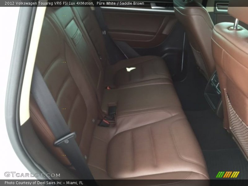Pure White / Saddle Brown 2012 Volkswagen Touareg VR6 FSI Lux 4XMotion