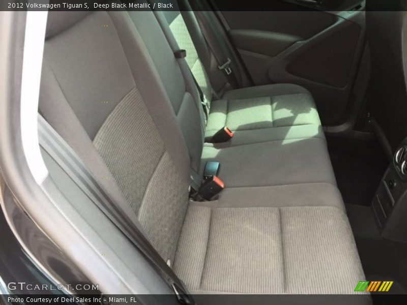 Deep Black Metallic / Black 2012 Volkswagen Tiguan S