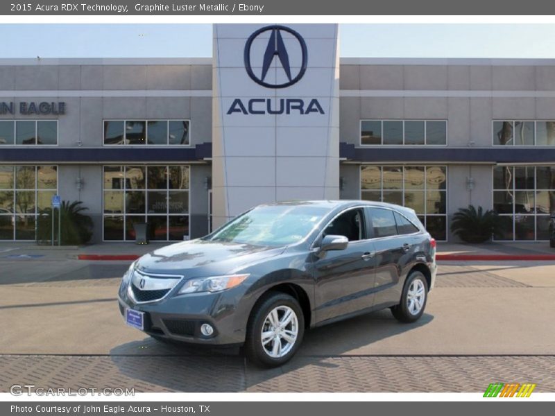 Graphite Luster Metallic / Ebony 2015 Acura RDX Technology