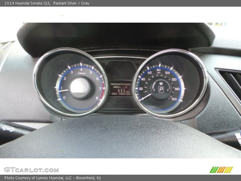 Radiant Silver / Gray 2014 Hyundai Sonata GLS