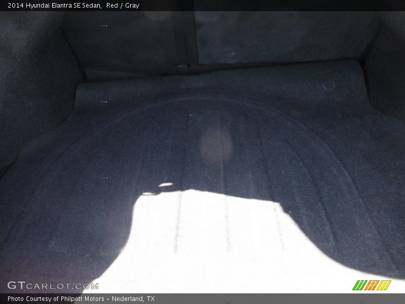 Red / Gray 2014 Hyundai Elantra SE Sedan