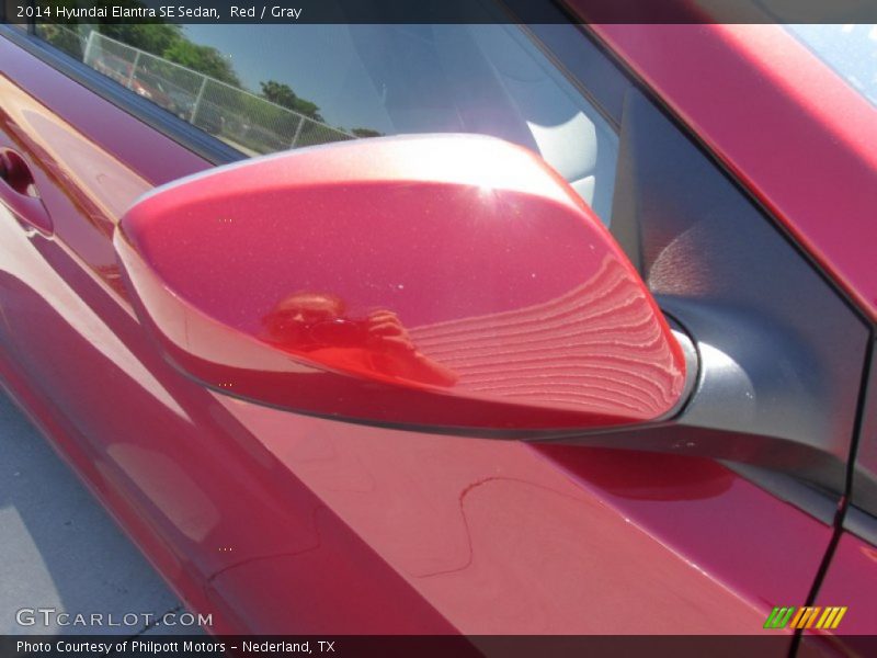 Red / Gray 2014 Hyundai Elantra SE Sedan