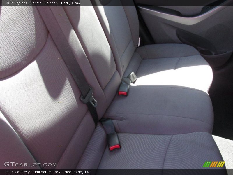 Red / Gray 2014 Hyundai Elantra SE Sedan