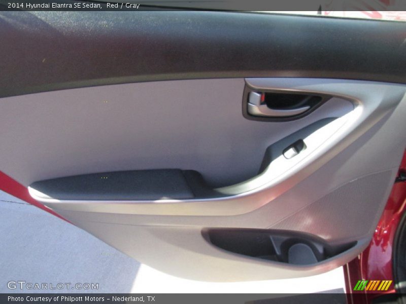 Red / Gray 2014 Hyundai Elantra SE Sedan