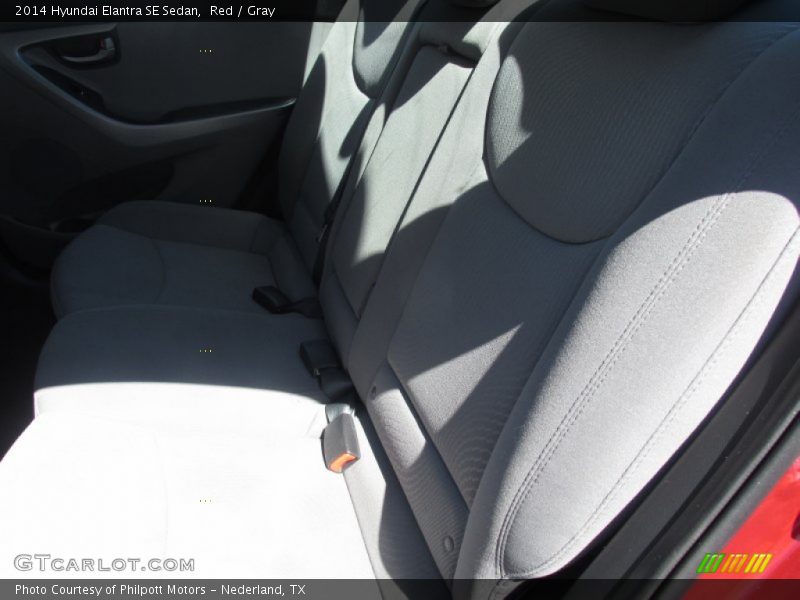 Red / Gray 2014 Hyundai Elantra SE Sedan