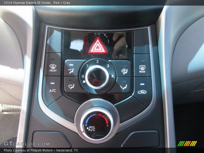 Red / Gray 2014 Hyundai Elantra SE Sedan