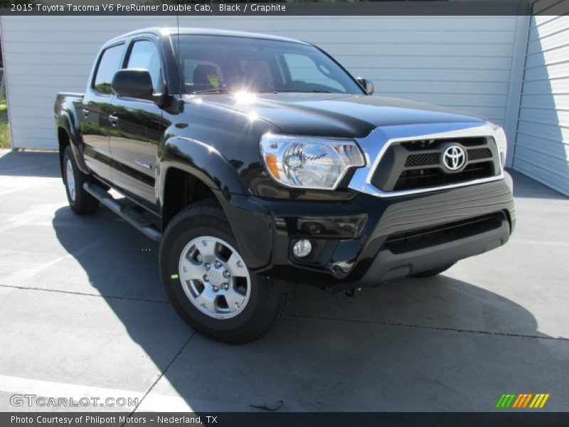 Black / Graphite 2015 Toyota Tacoma V6 PreRunner Double Cab