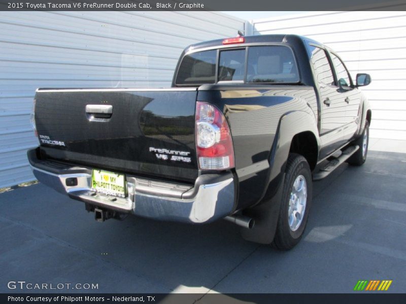 Black / Graphite 2015 Toyota Tacoma V6 PreRunner Double Cab