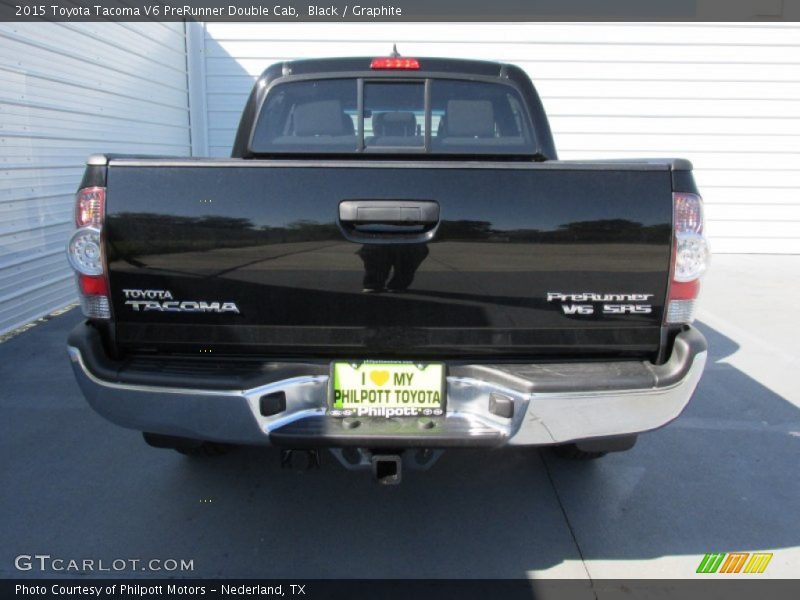Black / Graphite 2015 Toyota Tacoma V6 PreRunner Double Cab