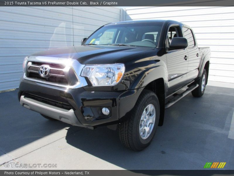 Black / Graphite 2015 Toyota Tacoma V6 PreRunner Double Cab