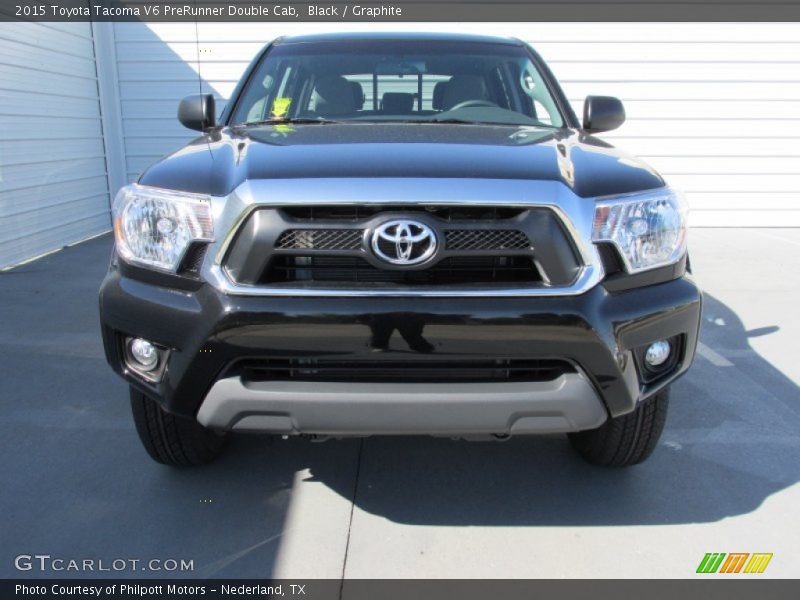 Black / Graphite 2015 Toyota Tacoma V6 PreRunner Double Cab