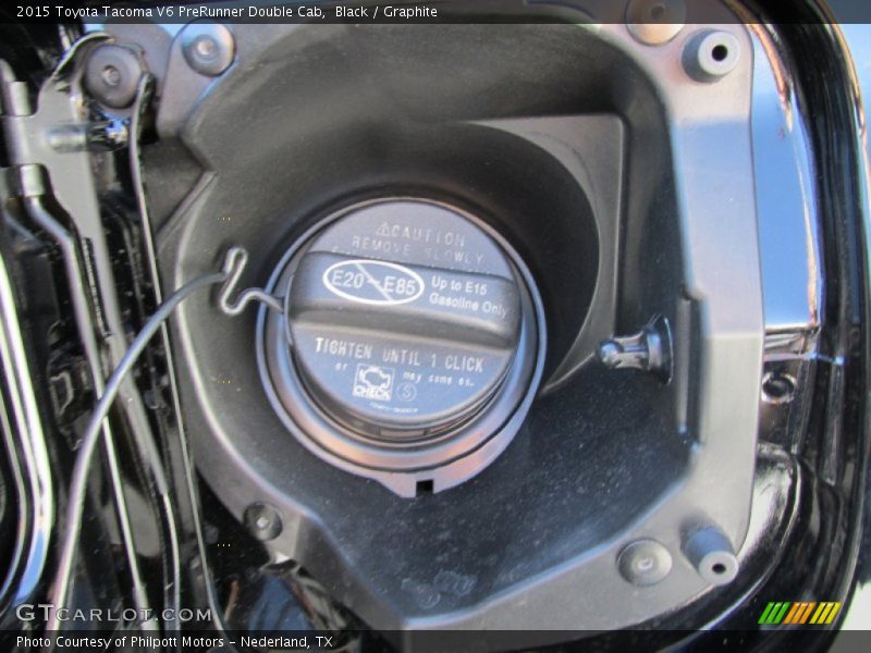 Black / Graphite 2015 Toyota Tacoma V6 PreRunner Double Cab