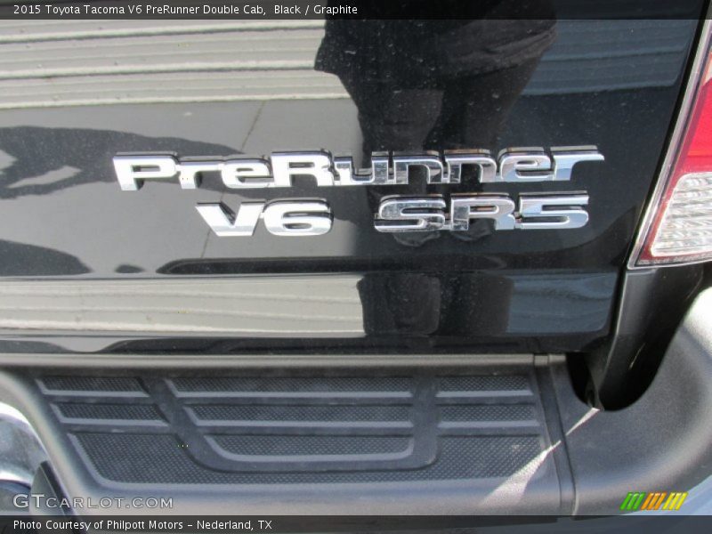 Black / Graphite 2015 Toyota Tacoma V6 PreRunner Double Cab