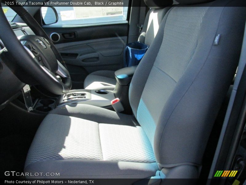 Black / Graphite 2015 Toyota Tacoma V6 PreRunner Double Cab