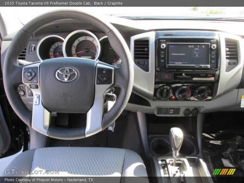 Black / Graphite 2015 Toyota Tacoma V6 PreRunner Double Cab
