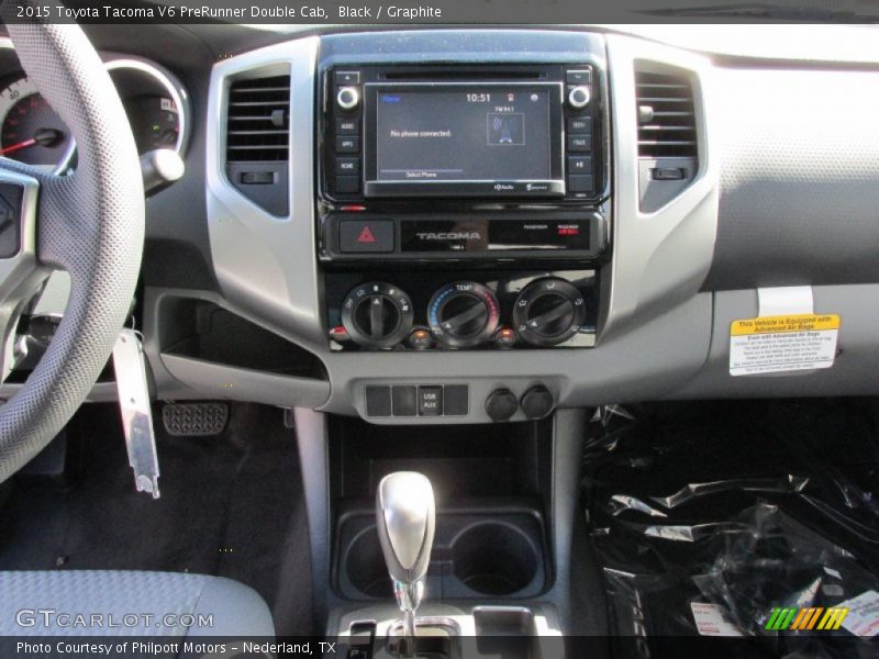 Black / Graphite 2015 Toyota Tacoma V6 PreRunner Double Cab