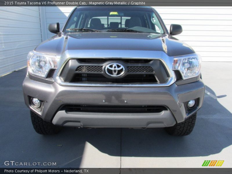 Magnetic Gray Metallic / Graphite 2015 Toyota Tacoma V6 PreRunner Double Cab
