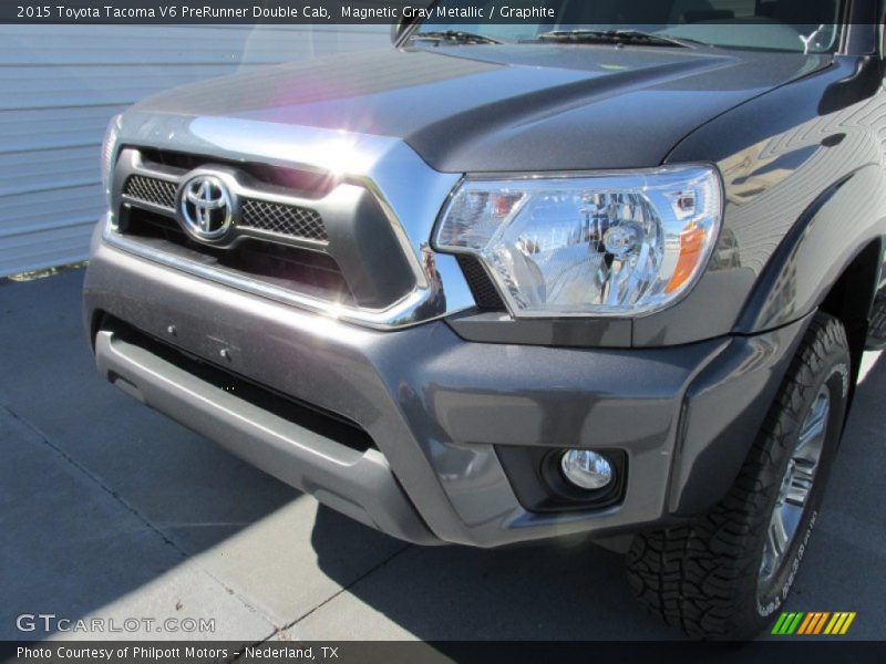 Magnetic Gray Metallic / Graphite 2015 Toyota Tacoma V6 PreRunner Double Cab