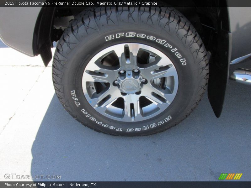 Magnetic Gray Metallic / Graphite 2015 Toyota Tacoma V6 PreRunner Double Cab