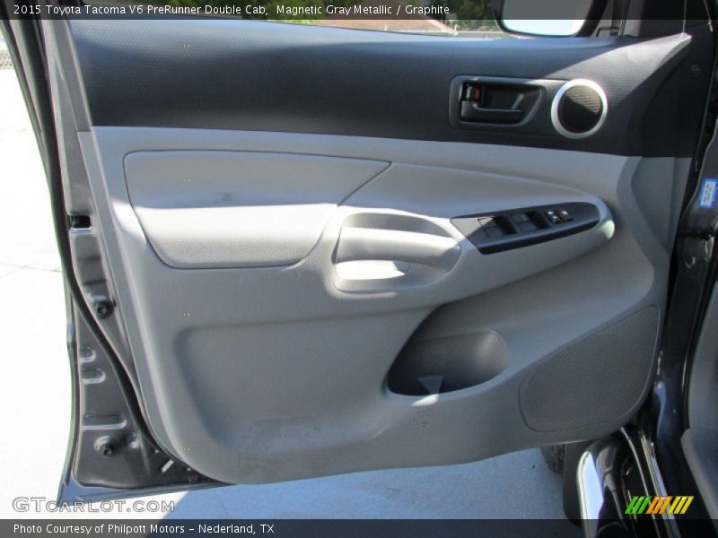 Magnetic Gray Metallic / Graphite 2015 Toyota Tacoma V6 PreRunner Double Cab