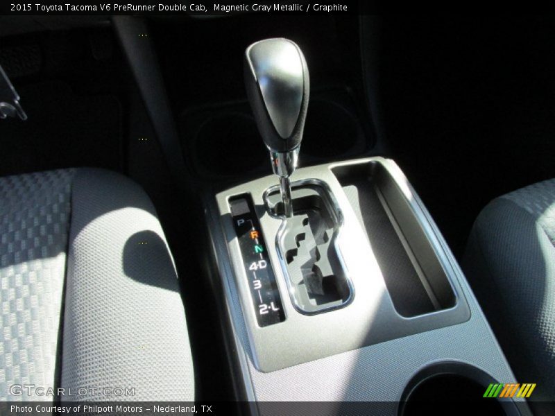 Magnetic Gray Metallic / Graphite 2015 Toyota Tacoma V6 PreRunner Double Cab