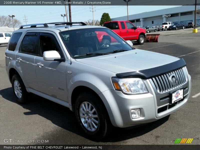 Silver Metallic / Greystone/Stone 2008 Mercury Mariner V6 Premier 4WD