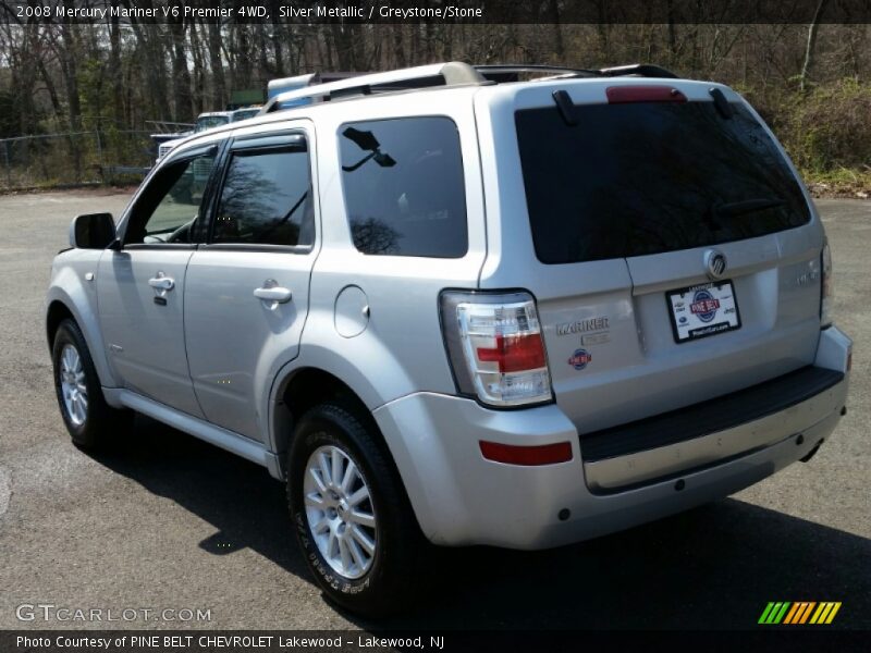 Silver Metallic / Greystone/Stone 2008 Mercury Mariner V6 Premier 4WD
