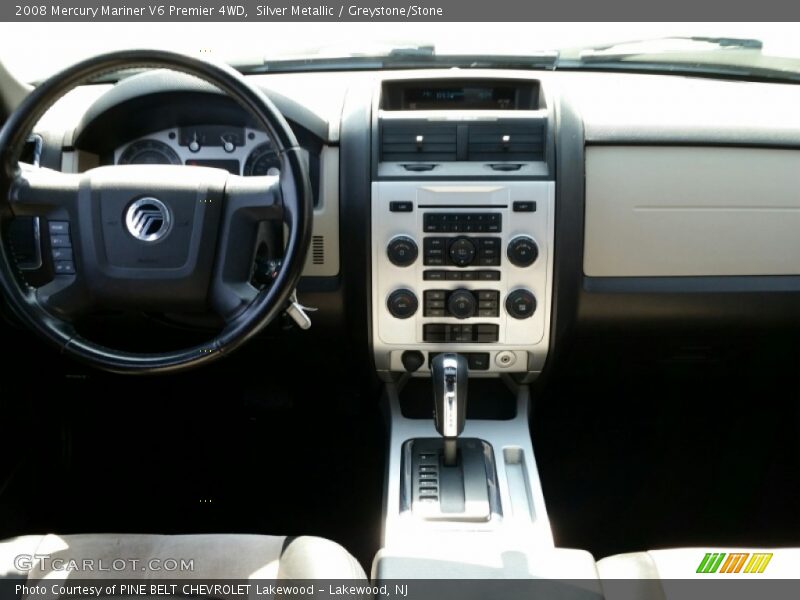 Silver Metallic / Greystone/Stone 2008 Mercury Mariner V6 Premier 4WD