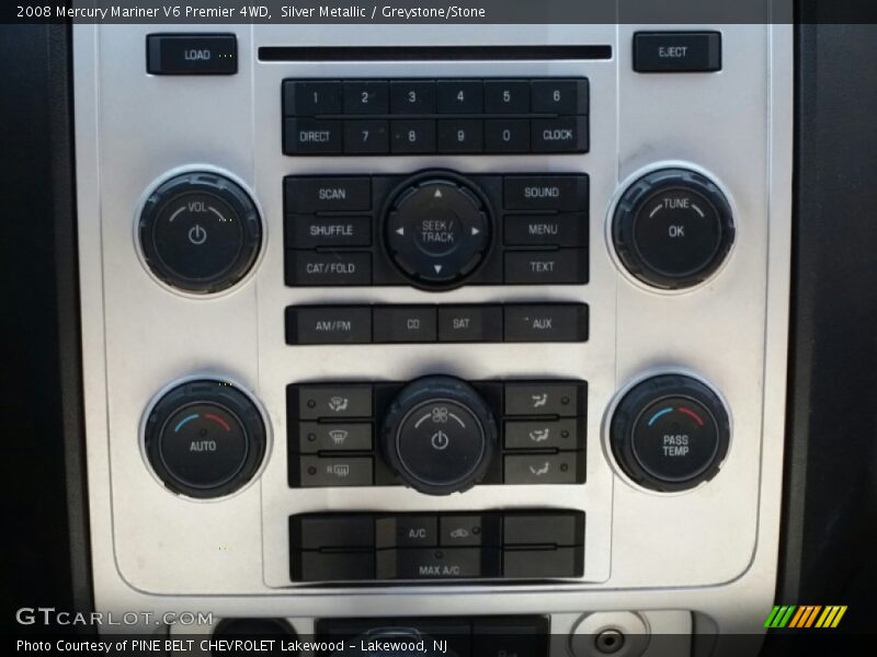 Silver Metallic / Greystone/Stone 2008 Mercury Mariner V6 Premier 4WD