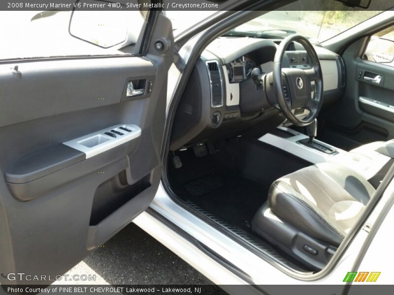 Silver Metallic / Greystone/Stone 2008 Mercury Mariner V6 Premier 4WD