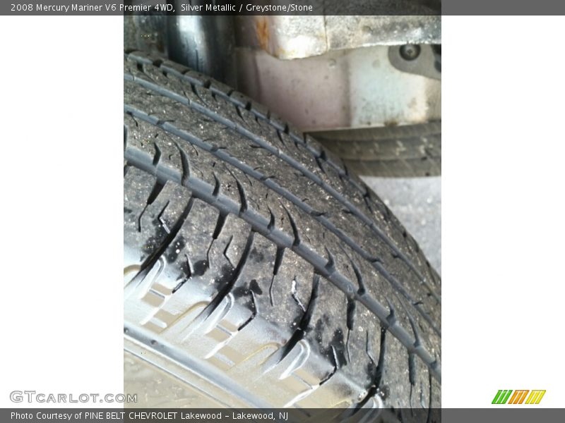 Silver Metallic / Greystone/Stone 2008 Mercury Mariner V6 Premier 4WD