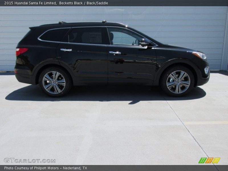 Becketts Black / Black/Saddle 2015 Hyundai Santa Fe Limited