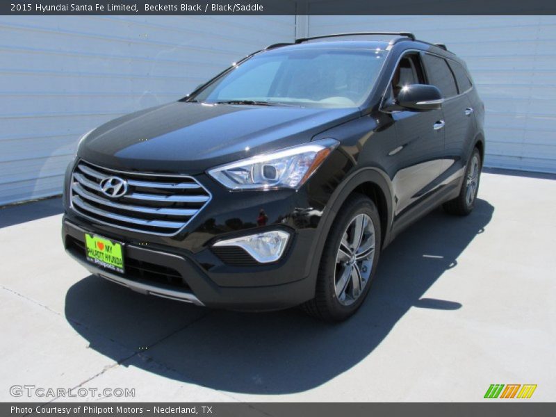Becketts Black / Black/Saddle 2015 Hyundai Santa Fe Limited