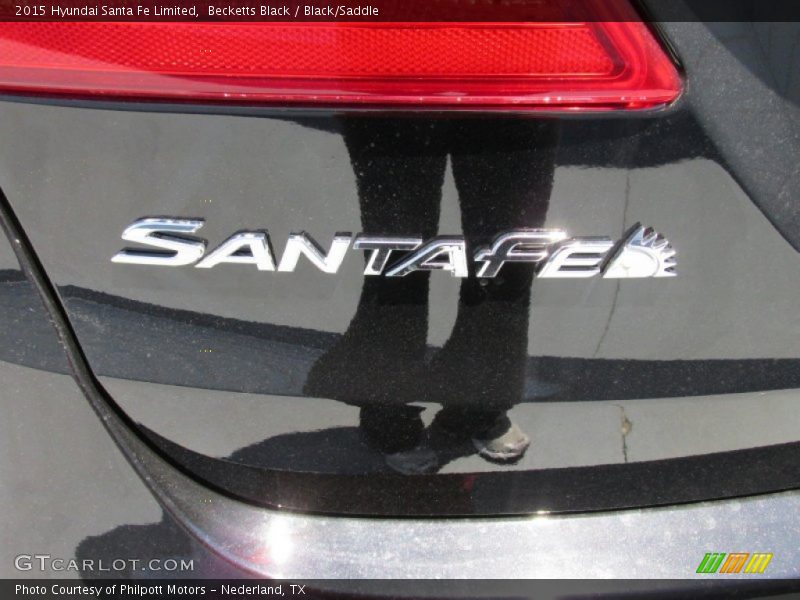 Becketts Black / Black/Saddle 2015 Hyundai Santa Fe Limited