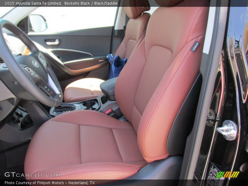 Becketts Black / Black/Saddle 2015 Hyundai Santa Fe Limited
