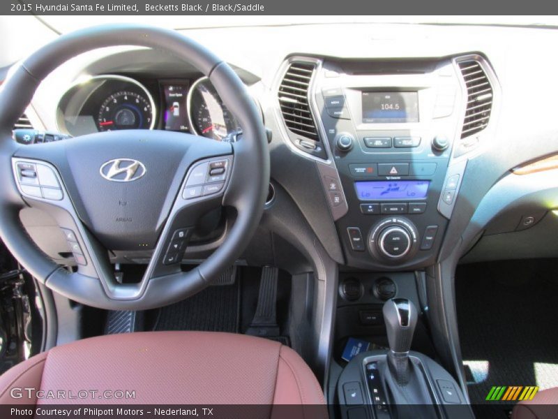 Becketts Black / Black/Saddle 2015 Hyundai Santa Fe Limited